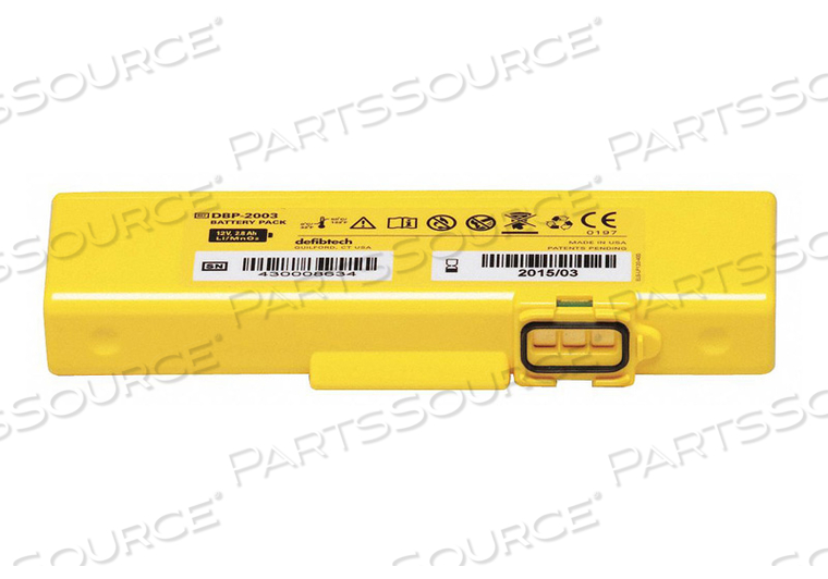 DDU-2000 SERIES STANDARD 4-YEAR BATTERY PACK by Defibtech