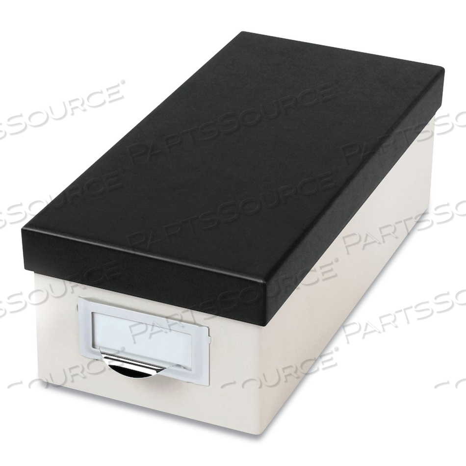 INDEX CARD STORAGE BOX, HOLDS 1,000 3 X 5 CARDS, 5.5 X 11.5 X 3.88, PRESSBOARD, MARBLE WHITE/BLACK by Oxford INDEX CARD STORAGE BOX, HOLDS 1,000 3 X 5 CARDS, 5.5 X 11.5 X 3.88, PRESSBOARD, MARBLE WHITE/BLACK by Oxford