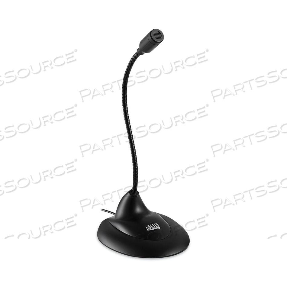 XTREAM M1 DESKTOP OMNIDIRECTIONAL GOOSENECK MICROPHONE, BLACK by Adesso, Inc. XTREAM M1 DESKTOP OMNIDIRECTIONAL GOOSENECK MICROPHONE, BLACK by Adesso, Inc.