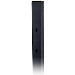 SPIRA ALUMINUM IN-GROUND POST FOR SPIRA MAILBOXES WITH NEWSPAPER BIN 5X5X72-1/2, BLACK by 603 Products LLC