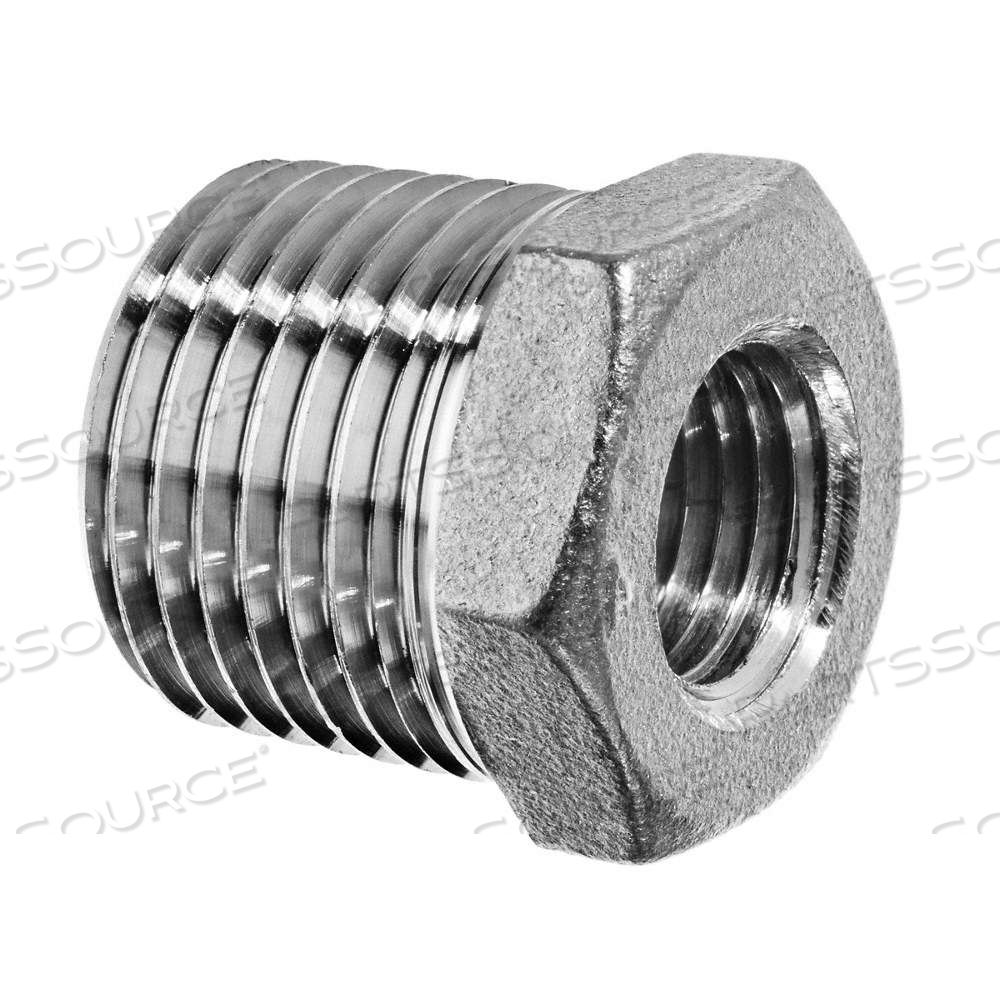 HEX BUSHING, ALUMINUM, 1 1/4 IN X 1 IN FITTING PIPE SIZE, CLASS 150, MALE NPT X FEMALE NPT by Approved Vendor HEX BUSHING, ALUMINUM, 1 1/4 IN X 1 IN FITTING PIPE SIZE, CLASS 150, MALE NPT X FEMALE NPT by Approved Vendor