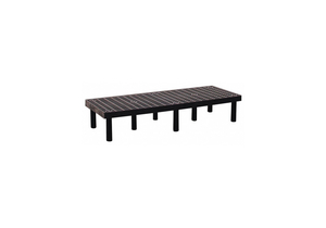 DUNNAGE RACK 1000 LB. HDPE 66 W X 24 D by SPC Industrial