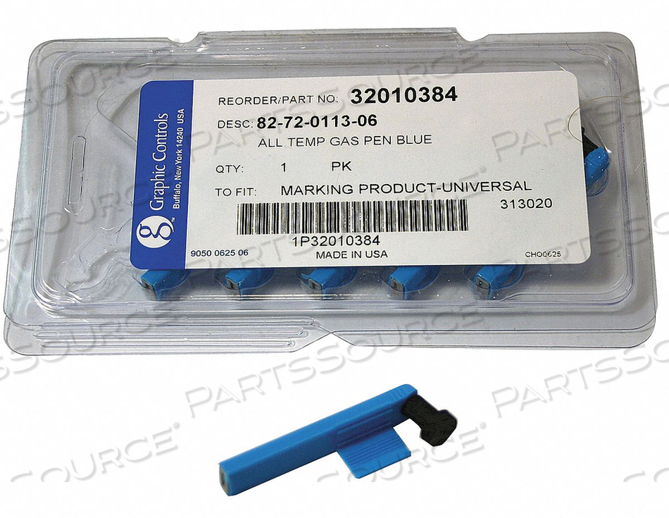 CHART RECORDER PEN BLUE PK6 by Graphic Controls, LLC