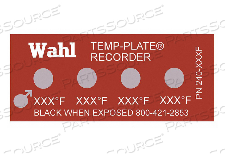 NON-REV TEMP INDICATOR MYLAR PK10 by Wahl