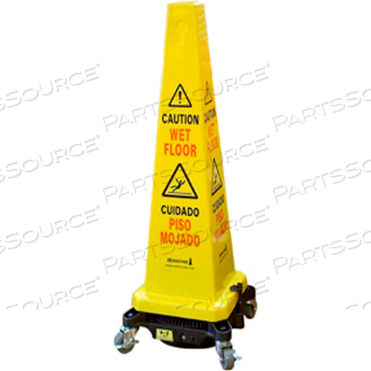 HURRICONE CORDLESS FLOOR DRYER W/ 36" SAFETY CONE by Beach Sales & Engineering LLC Dba Hurric