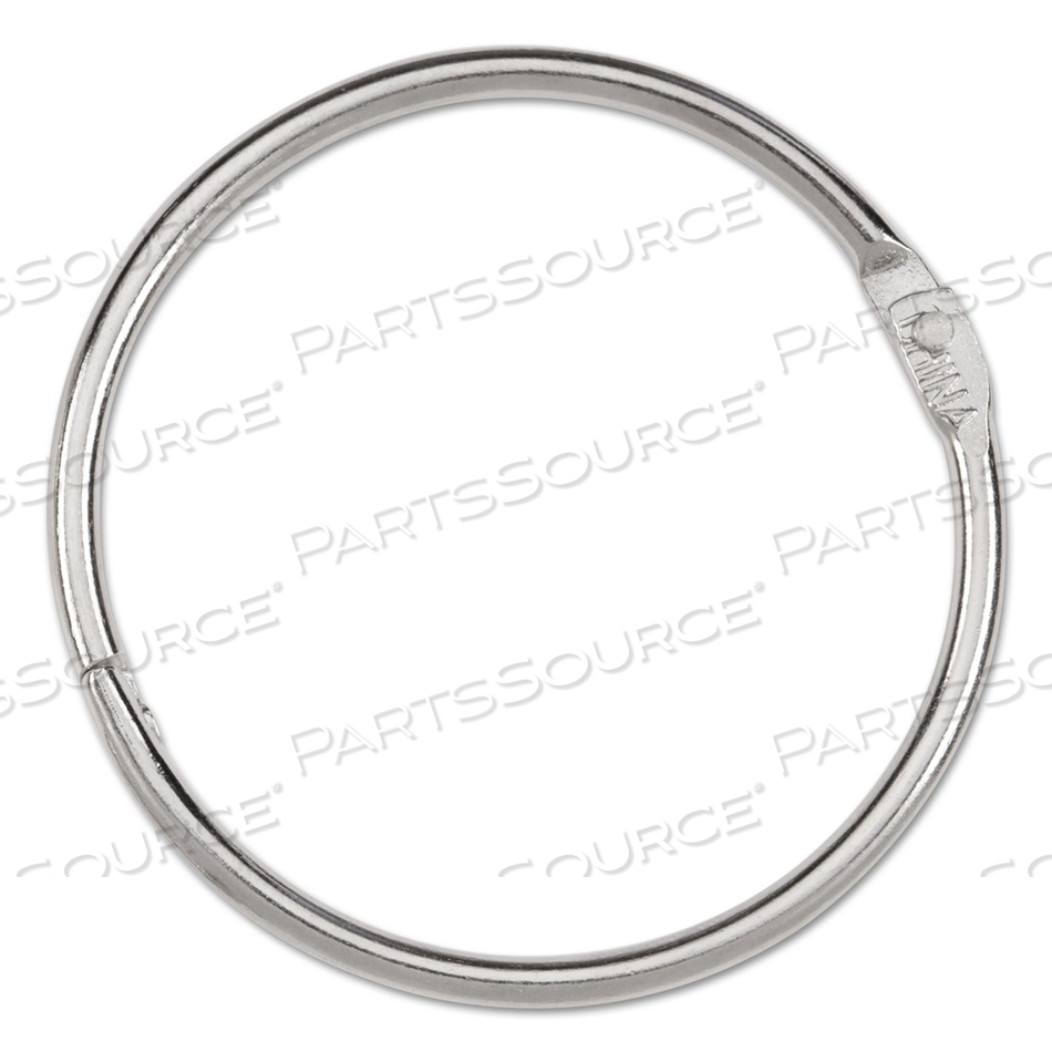 METAL BOOK RINGS, 2" DIAMETER, 50/BOX METAL BOOK RINGS, 2" DIAMETER, 50/BOX