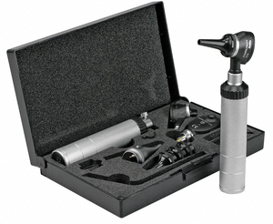 OPTHALMOSCOPE/OTOSCOPE KIT SILVER/BLACK by HealthSmart (Briggs Healthcare/MABIS)