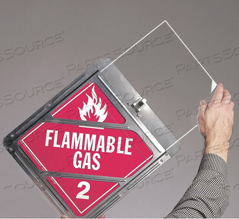 PLACARD SHIELD 10-1/2 H by J.J. Keller & Associates