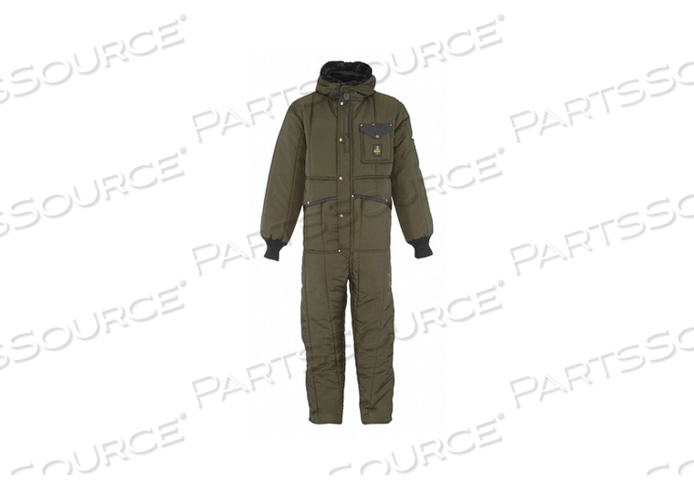 IRON TUFF MINUS 50 HOODED SUIT REGULAR, SAGE, 2XL by RefrigiWear IRON TUFF MINUS 50 HOODED SUIT REGULAR, SAGE, 2XL by RefrigiWear