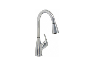 GOOSENECK PULL OUT CHROME EZ-FLO 1.8GPM by Ez-Flo