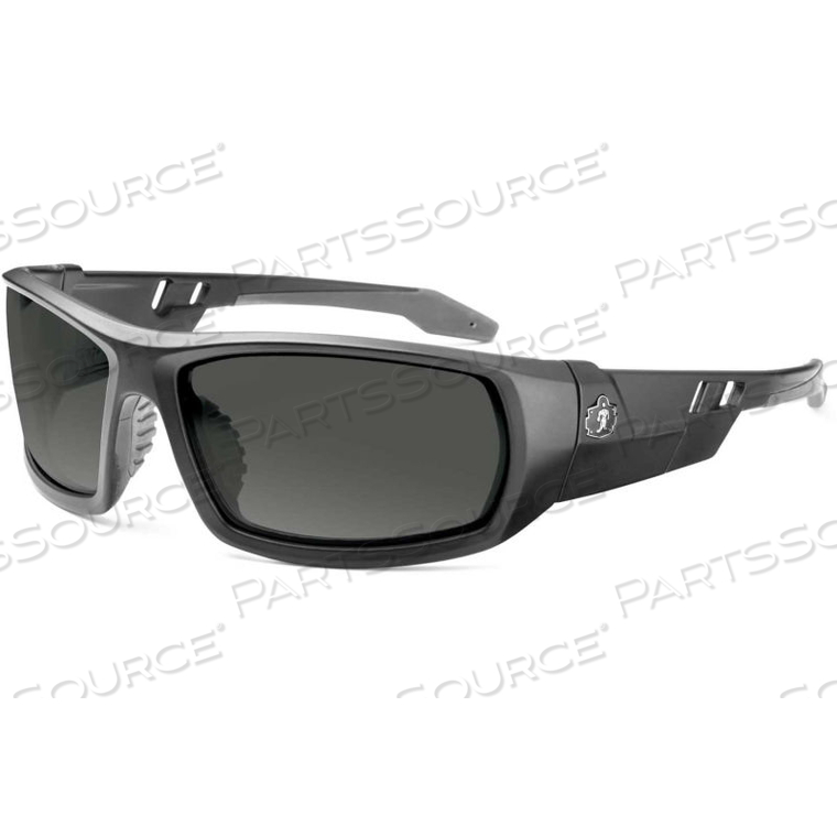 SKULLERZ ODIN SAFETY GLASSES, SMOKE LENS, MATTE BLACK FRAME by Ergodyne