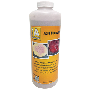 ACID NEUTRALIZER POWDER, 0 GAL VOLUME ABSORBED PER PKG., 2 LB WT, BOTTLE by Absorbent Specialty Products