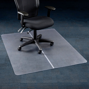 INTERION OFFICE CHAIR MAT FOR CARPET - 46"W X 60"L - STRAIGHT EDGE by Aleco