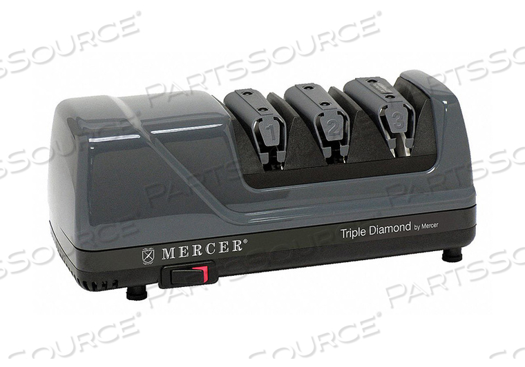 ELECTRIC KNIFE SHARPENER 3 STAGES 120V by Mercer ELECTRIC KNIFE SHARPENER 3 STAGES 120V by Mercer