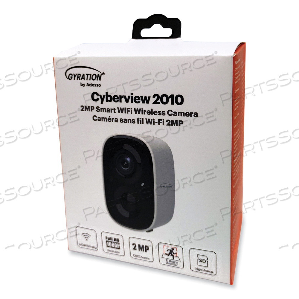 CYBERVIEW 2010 2MP SMART WIFI WIRELESS CAMERA, 1920 X 1080 PIXELS by Gyration