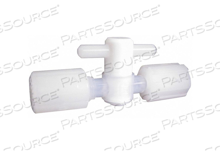 STOPCOCK COMPRESSION 1/4 PFA by Parker Hannifin Corporation