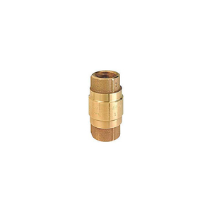 1-1/4" FNPT NO-LEAD BRASS CHECK VALVE WITH BUNA-S RUBBER POPPET by Strataflo Products Inc. 1-1/4" FNPT NO-LEAD BRASS CHECK VALVE WITH BUNA-S RUBBER POPPET by Strataflo Products Inc.