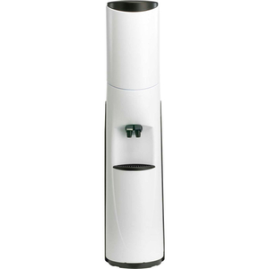 AQUAVERVE PACIFIK MODEL COMMERCIAL ROOM TEMP/COLD BOTTLED WATER COOLER - WHITE W/ BLACK TRIM by Elite Holdings Group