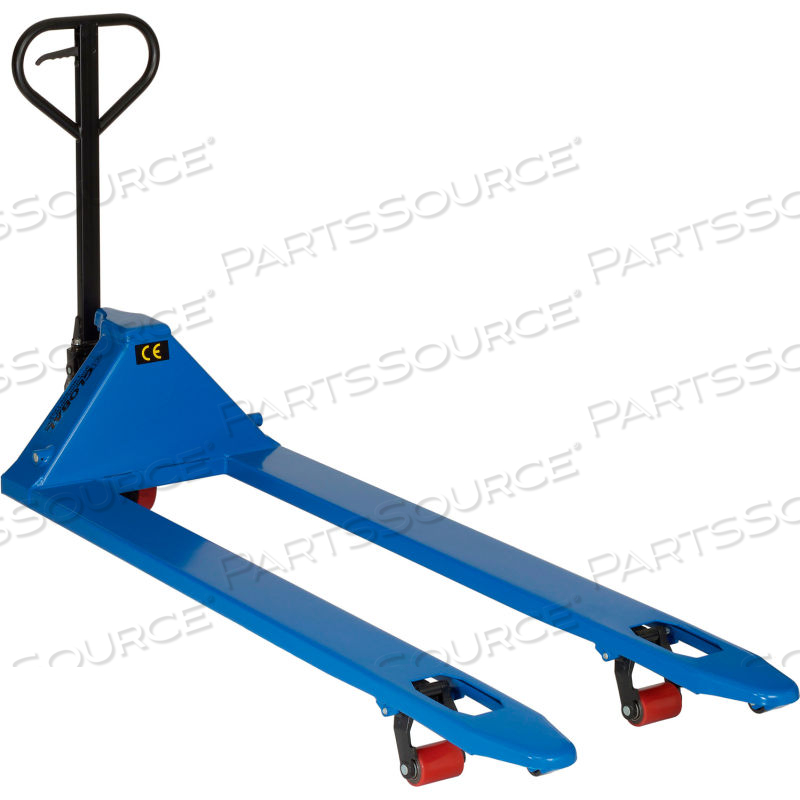 PREMIUM EXTRA-LONG FORK PALLET JACK TRUCK 27 X 70 FORKS 4400 LB. CAPACITY by Approved Vendor PREMIUM EXTRA-LONG FORK PALLET JACK TRUCK 27 X 70 FORKS 4400 LB. CAPACITY by Approved Vendor