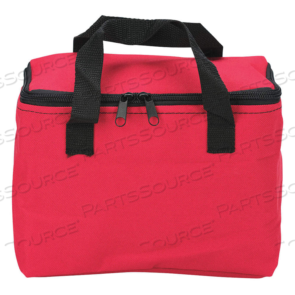 EMPTY FIRST AID KIT, 5 IN OVERALL HT, 8 1/2 IN OVERALL WD, 6 1/2 IN OVERALL DP, RED, NYLON, FABRIC by Approved Vendor EMPTY FIRST AID KIT, 5 IN OVERALL HT, 8 1/2 IN OVERALL WD, 6 1/2 IN OVERALL DP, RED, NYLON, FABRIC by Approved Vendor