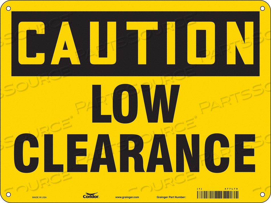 TRAFFIC SIGN 24 W 18 H 0.004 THICKNESS 