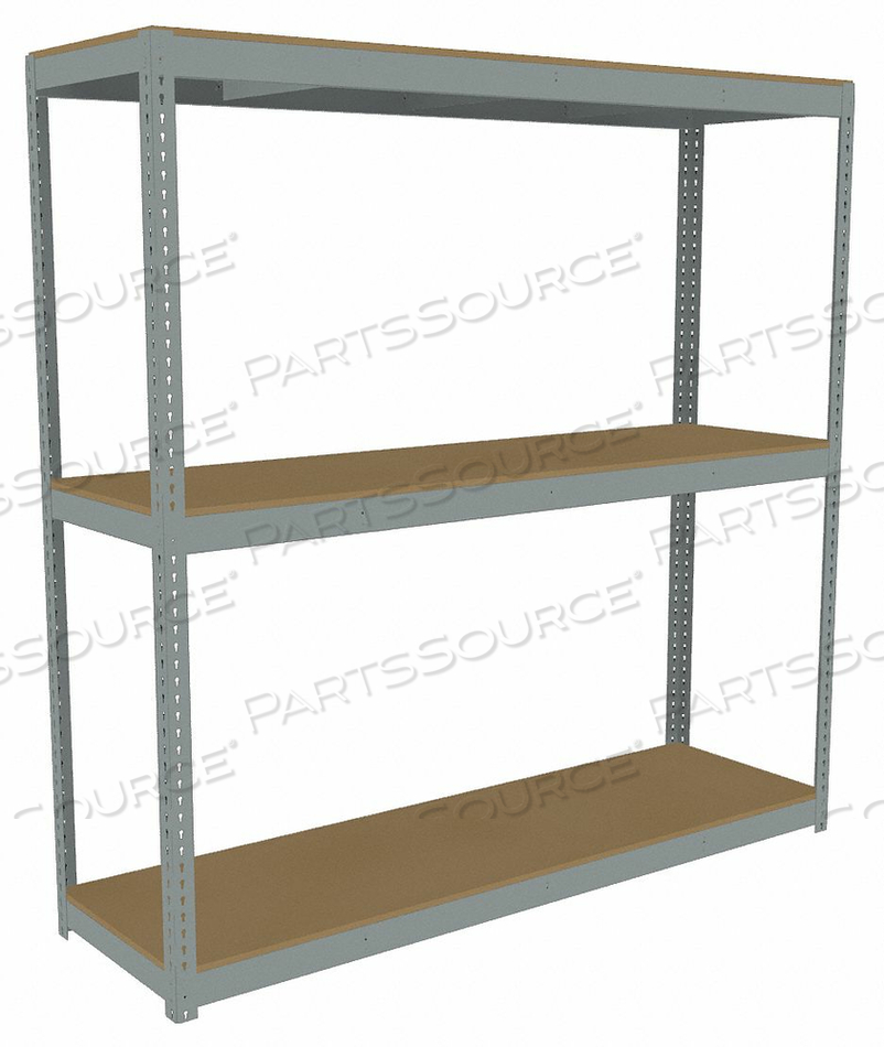 BOLTLESS SHELVING STARTER 84 H GRAY by Tennsco Corp.