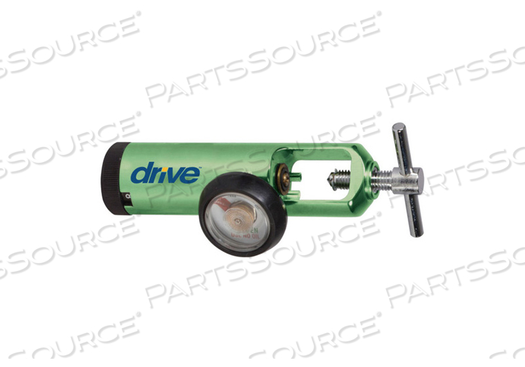 OXYGEN REGULATORS, CGA 870, GREEN, BARB OUTLET, 0 TO 8 LPM FLOW by Drive/DeVilbiss Healthcare, Inc