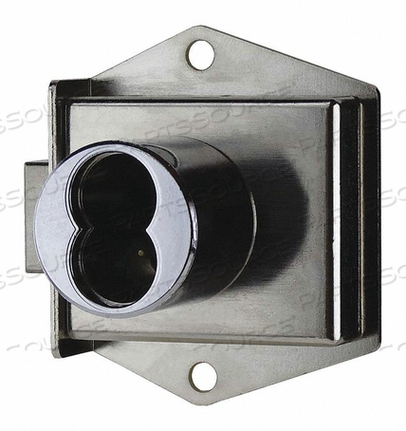 CABINET DEAD BOLT KEY SFIC BRUSHEDCHROME by CCL