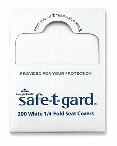 TOILET SEAT COVER QUARTER FOLD PK5000 by Georgia-Pacific