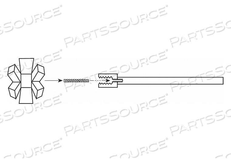 SPECIALTY MANDREL 1/4IN SHANK by Standard Abrasives