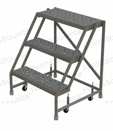 ROLLING LADDER STEEL 3 STEPS 450 LB. by Tri-Arc ROLLING LADDER STEEL 3 STEPS 450 LB. by Tri-Arc