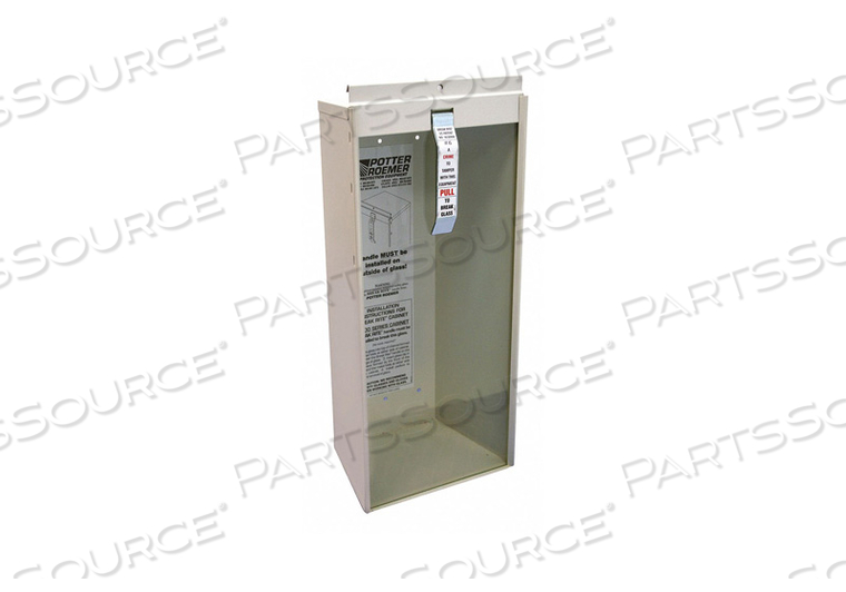 FIRE EXTINGUISHER CABINET 19 IN H WHITE by Econ