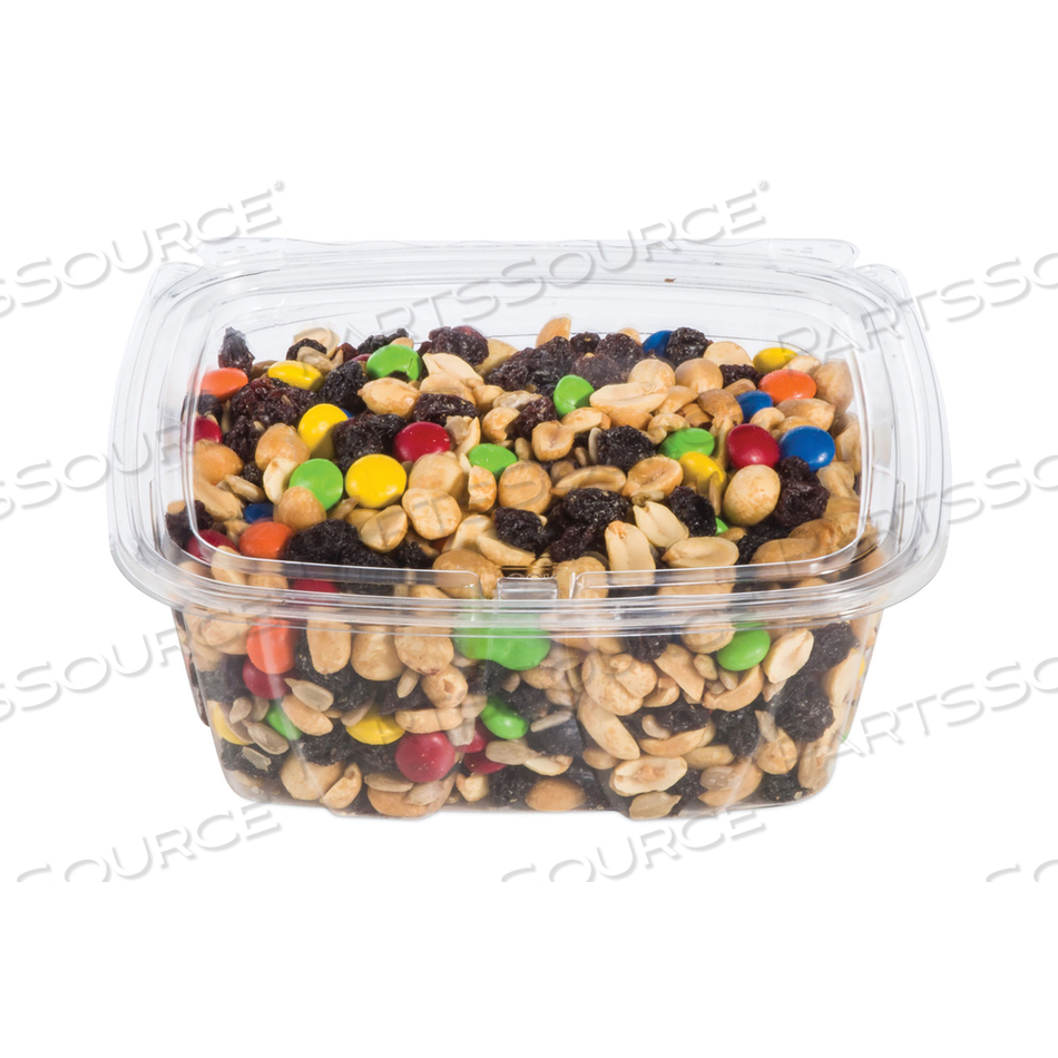 CLEARPAC SAFESEAL TAMPER-RESISTANT/EVIDENT CONTAINERS, FLAT LID, 32 OZ, 6.4 X 2.6 X 7.1, CLEAR, PLASTIC, 100/BAG by Dart Container Corporation CLEARPAC SAFESEAL TAMPER-RESISTANT/EVIDENT CONTAINERS, FLAT LID, 32 OZ, 6.4 X 2.6 X 7.1, CLEAR, PLASTIC, 100/BAG by Dart Container Corporation