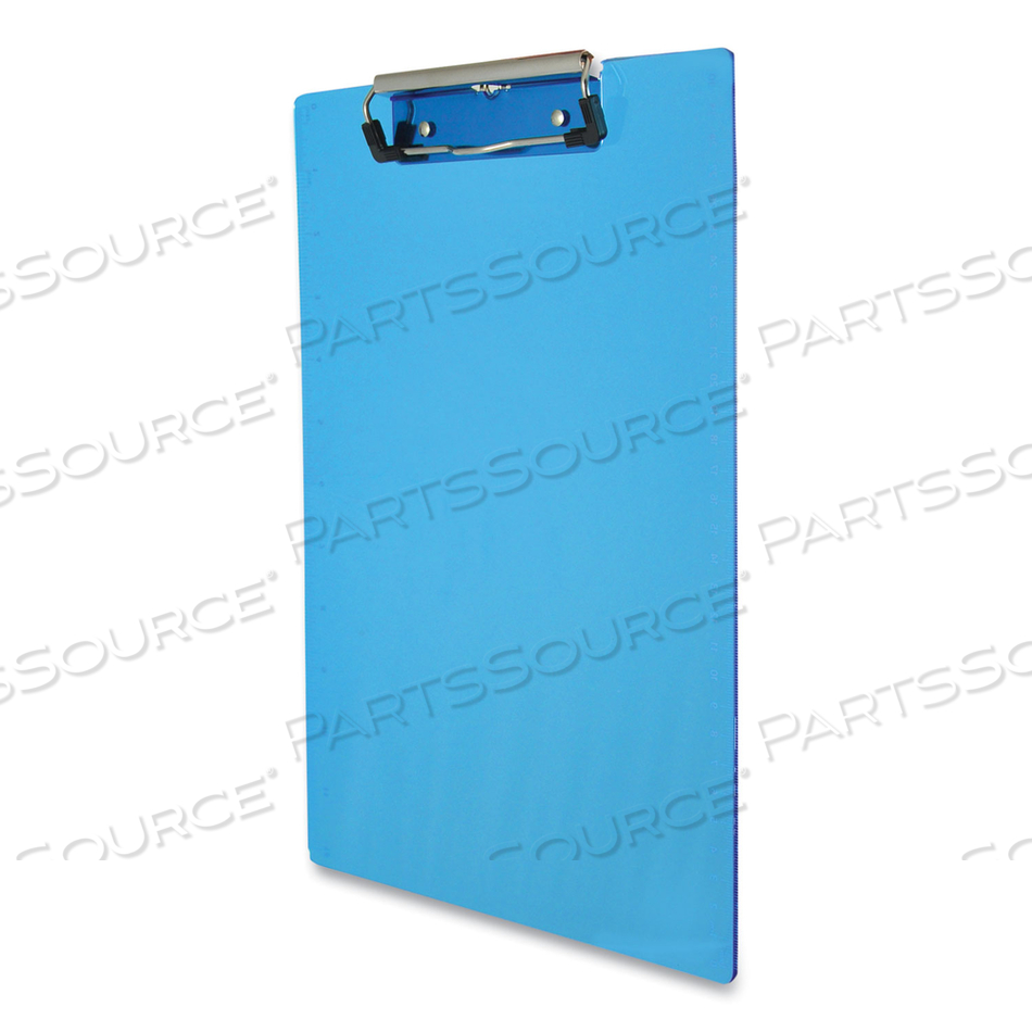 ACRYLIC CLIPBOARD, 0.5" CLIP CAPACITY, HOLDS 8.5 X 11 SHEETS, TRANSPARENT BLUE by Saunders ACRYLIC CLIPBOARD, 0.5" CLIP CAPACITY, HOLDS 8.5 X 11 SHEETS, TRANSPARENT BLUE by Saunders