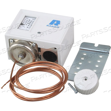 MED TEMP CTRL,0/55F,72" CAP by Ranco