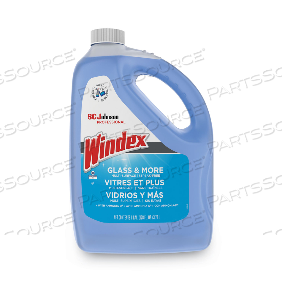 GLASS CLEANER WITH AMMONIA-D, 1 GAL BOTTLE by Windex