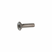 1/4-20 X 1/2" SECURITY MACHINE SCREW - FLAT HEX SOCKET HEAD - ALLOY STEEL - BLACK OXIDE - 100 PK by Tamperproof Screw Company, Inc.