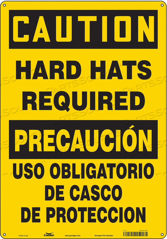 SAFETY SIGN PERSONAL PROTECTION 20 H 