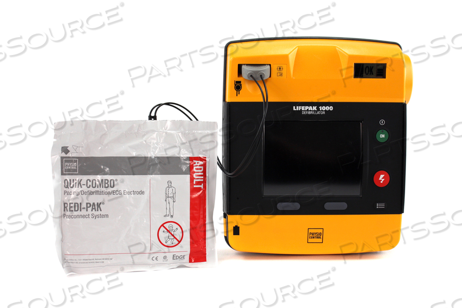 LIFEPAK 1000 GRAPHICAL DISPLAY STANDARD SETUP W/CARRY CASE, BATTERY & ELECTRODES by Physio-Control LIFEPAK 1000 GRAPHICAL DISPLAY STANDARD SETUP W/CARRY CASE, BATTERY & ELECTRODES by Physio-Control