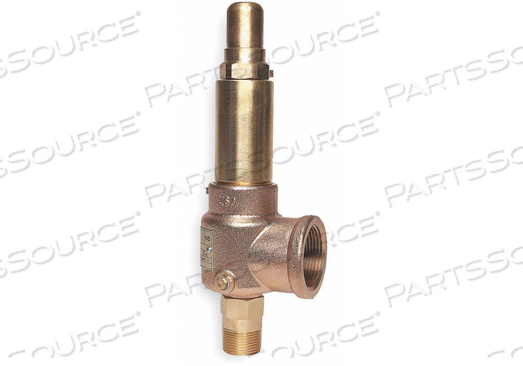 D4499 POP SAFETY VALVE 1-1/2 X 2 IN 75 PSI by Apollo Valves (a Conbraco Company)