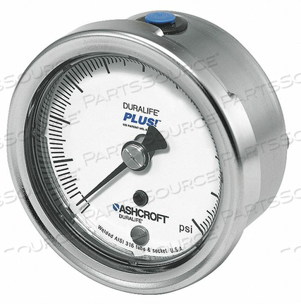 D1021 PRESSURE GAUGE 0 TO 5000 PSI 2-1/2IN by Ashcroft Inc. D1021 PRESSURE GAUGE 0 TO 5000 PSI 2-1/2IN by Ashcroft Inc.