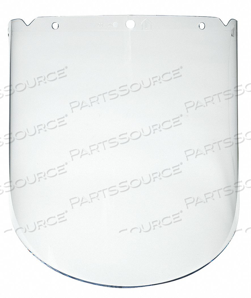 V-GARD VISOR, PROPIONATE, CLEAR, MOLDED, 9.25"W X 18"L X .098"H by MSA Safety Sales, LLC V-GARD VISOR, PROPIONATE, CLEAR, MOLDED, 9.25"W X 18"L X .098"H by MSA Safety Sales, LLC