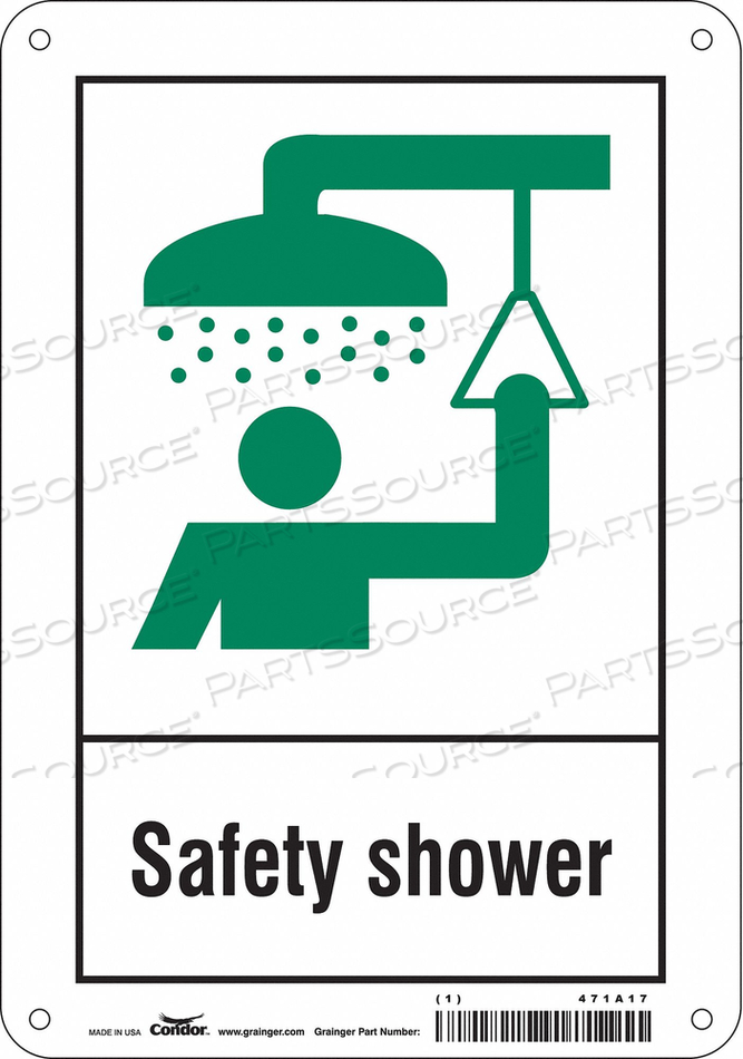SAFETY SIGN 7 W X 10 H 0.055 THICK 