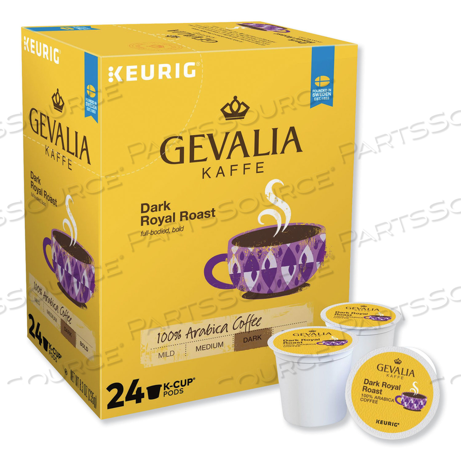 KAFFEE DARK ROYAL ROAST K-CUPS by Gevalia