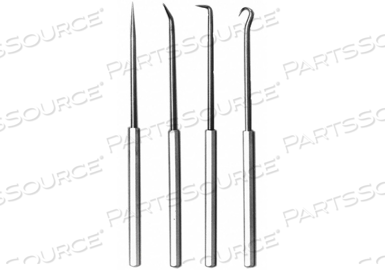 PICK AND HOOK SET STEEL 6-5/16IN.L 4 PCS by Ullman