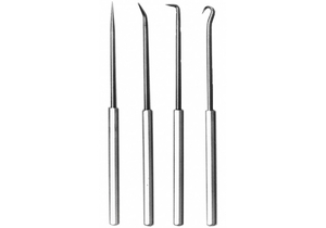 PICK AND HOOK SET STEEL 6-5/16IN.L 4 PCS by Ullman