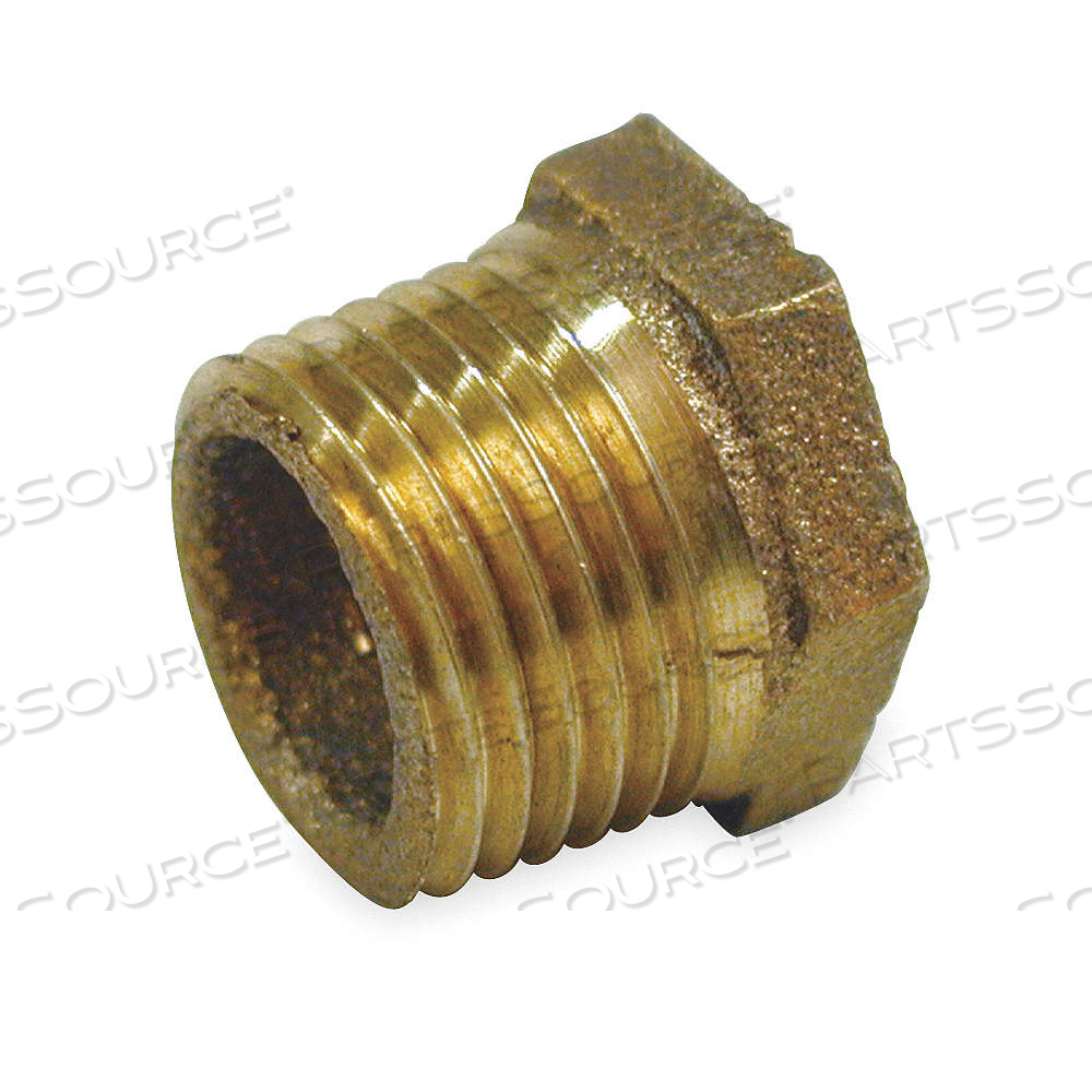 HEX BUSHING, RED BRASS, 3/4 IN X 1/2 IN FITTING PIPE SIZE, MALE NPT X FEMALE NPT, CLASS 125 by Approved Vendor