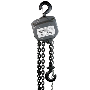 INDUSTRIAL MANUAL CHAIN HOIST, 2 TON CAPACITY 15' LIFT by Oz Lifting Products