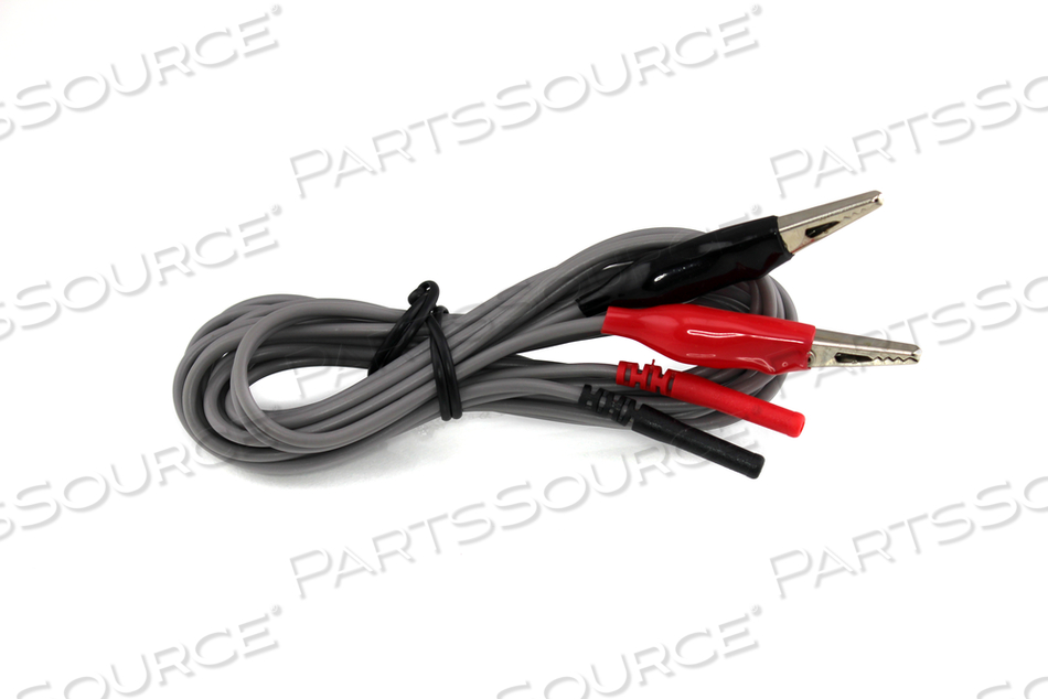 LEAD CABLE, BLACK/RED, 6FT CABLE LENGTH, FOR USE WITH: FOR NERVE STIMULATORS by Beagle Patch U.S.A. LLC (Neuro Technology)
