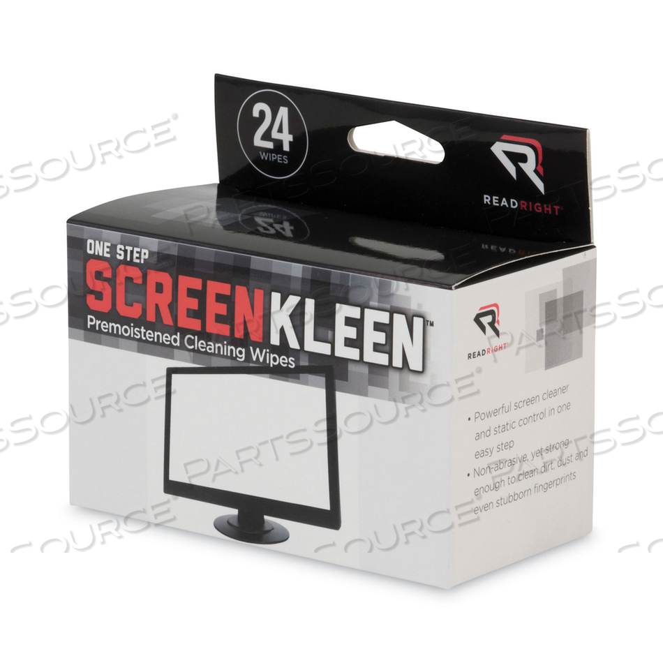 ONESTEP SCREEN CLEANER, 5 X 5 by Read Right